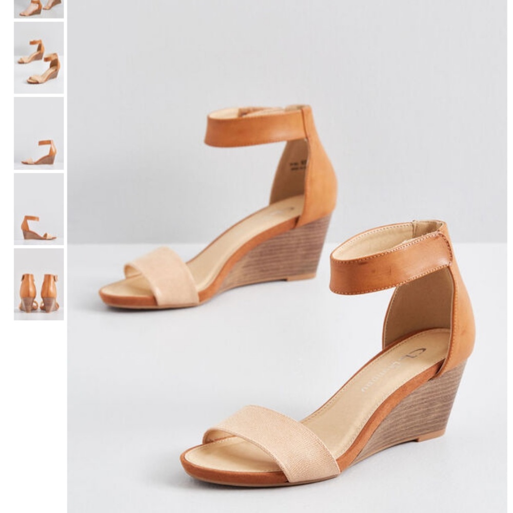 Simple Wedge Sandal - Picture 2 of 2